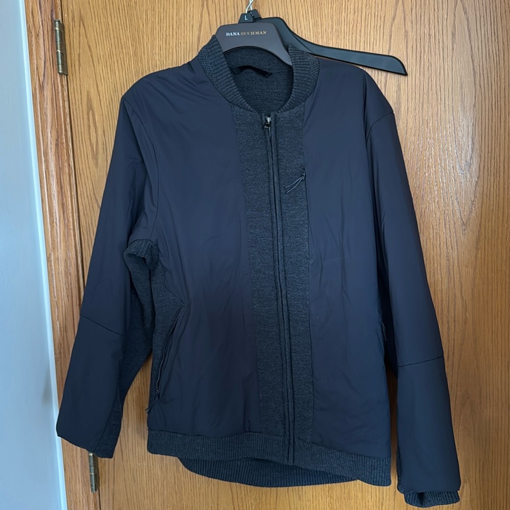 Lululemon mens bomber jacket gray